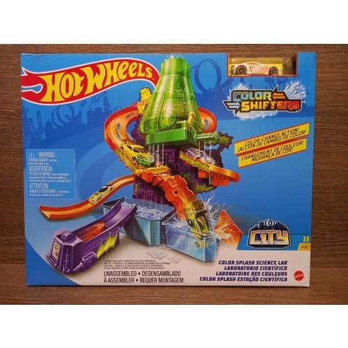 Pista Hot Wheels Color Splash Sciene Lab Mattel Submarino