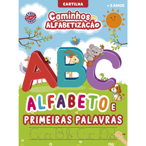 Livro Cartilha Caminhos da Alfabetização Alfabeto e Primeiras