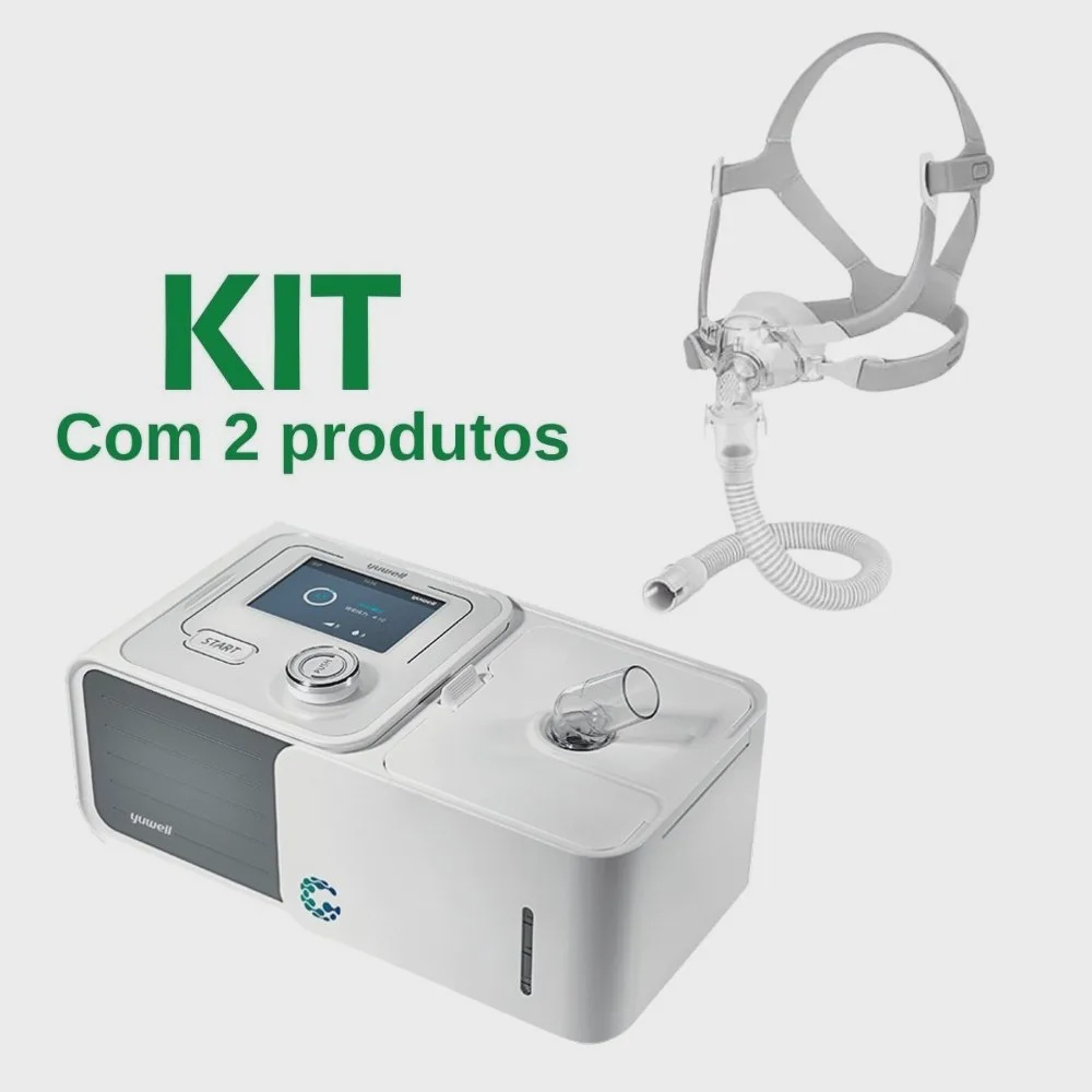 Kit cpap yuwell YH 560 máscara nasal YP 03 M yuwell Submarino