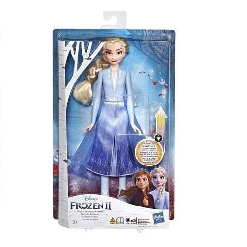 Boneca Elsa Frozen Disney Vestido Luzes Hasbro Submarino