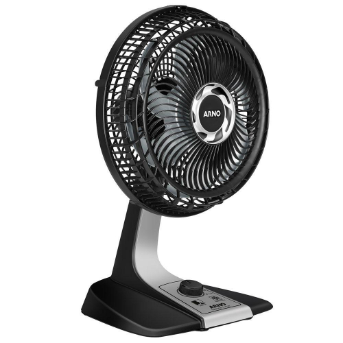 Ventilador De Mesa Arno Silence Force Turbo Silencio Preto em Promoção