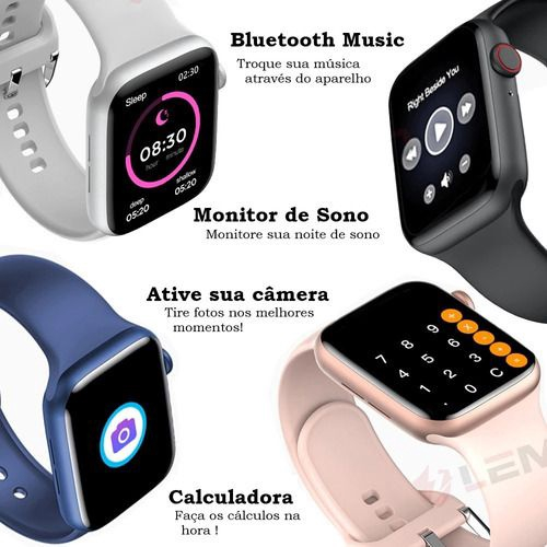 Smartwatch Iwo W27 Pro Série 7 Lançamento 2022 Original C nf em