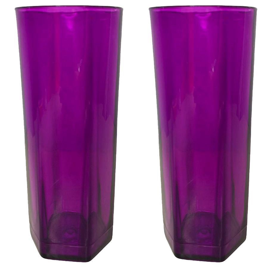 Kit Copo Acr Lico Long Drinks Festa Formatura Ml Roxo Submarino