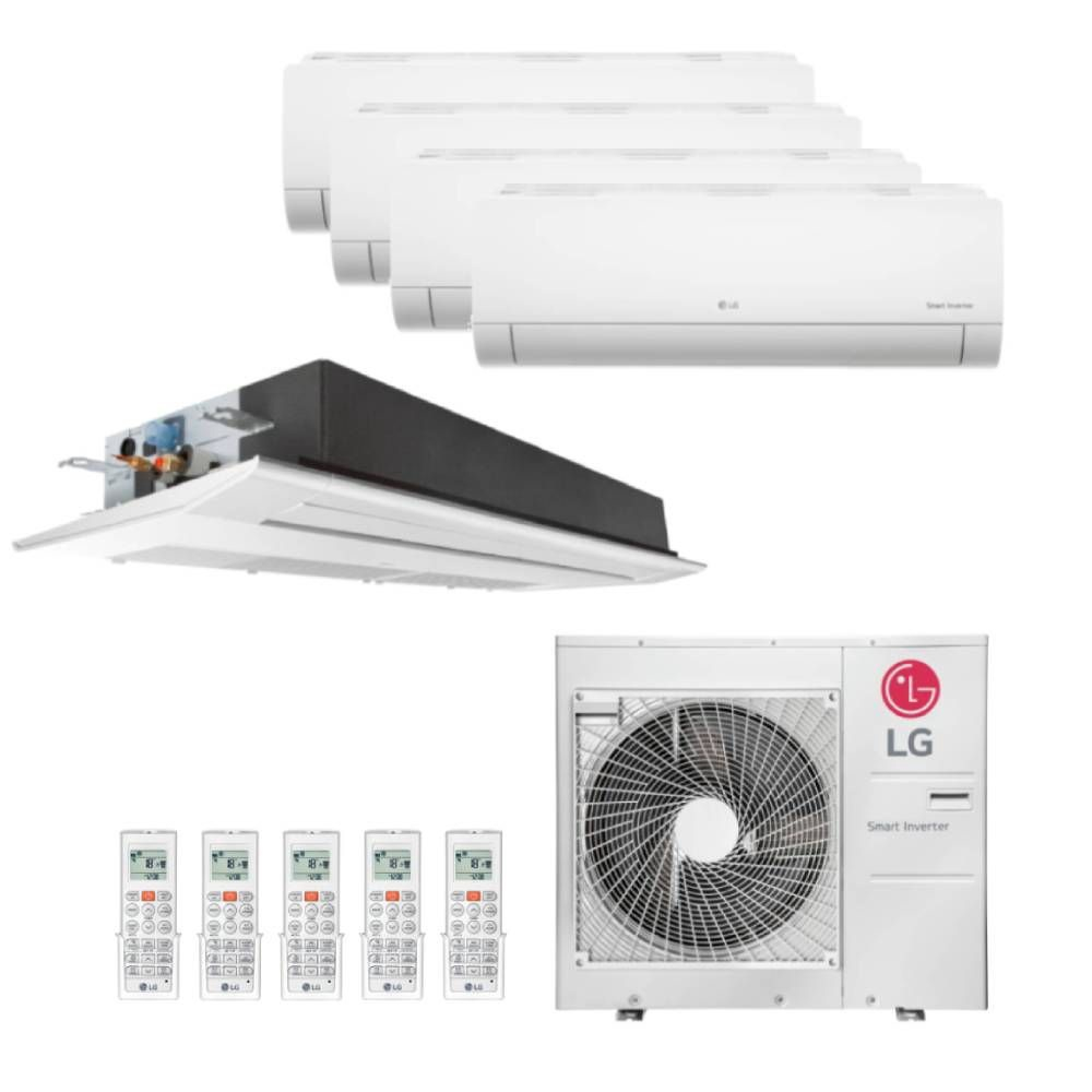 Ar Condicionado Multi Split Penta Split Inverter LG 48000 BTUs 1x18000