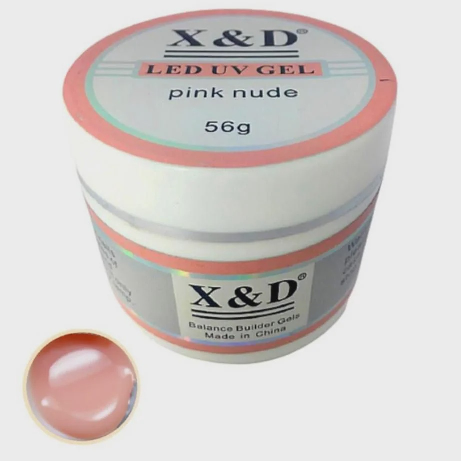 Gel XeD LED uv PINk nude Original 56g und em Promoção na Americanas