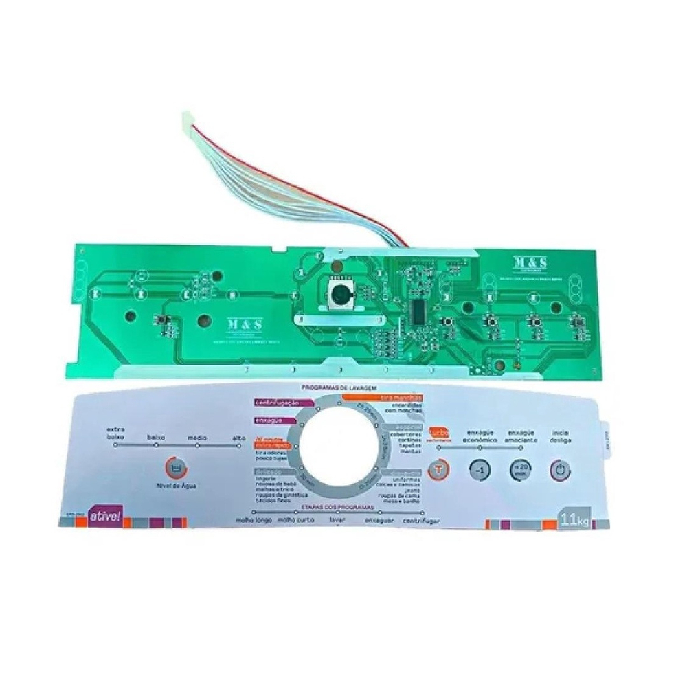 Placa Interface Lavadora Brastemp Ative 11Kg Bwl11 W10356413 Em