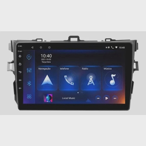 Central Multimidia Toyota Corolla P Android Gps Em Promo O