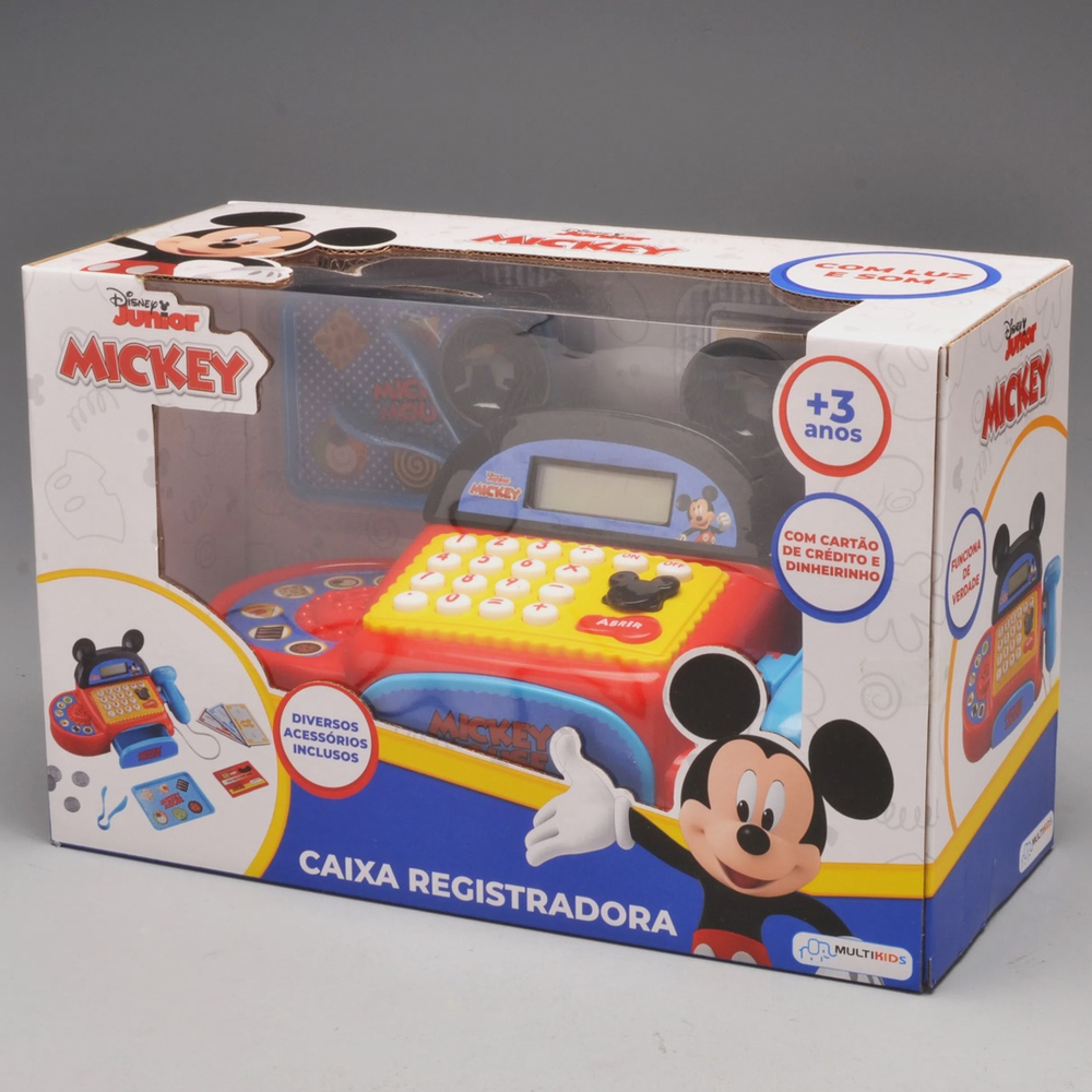 Brinquedo Caixa Registradora Mickey 382601 em Promoção na Americanas