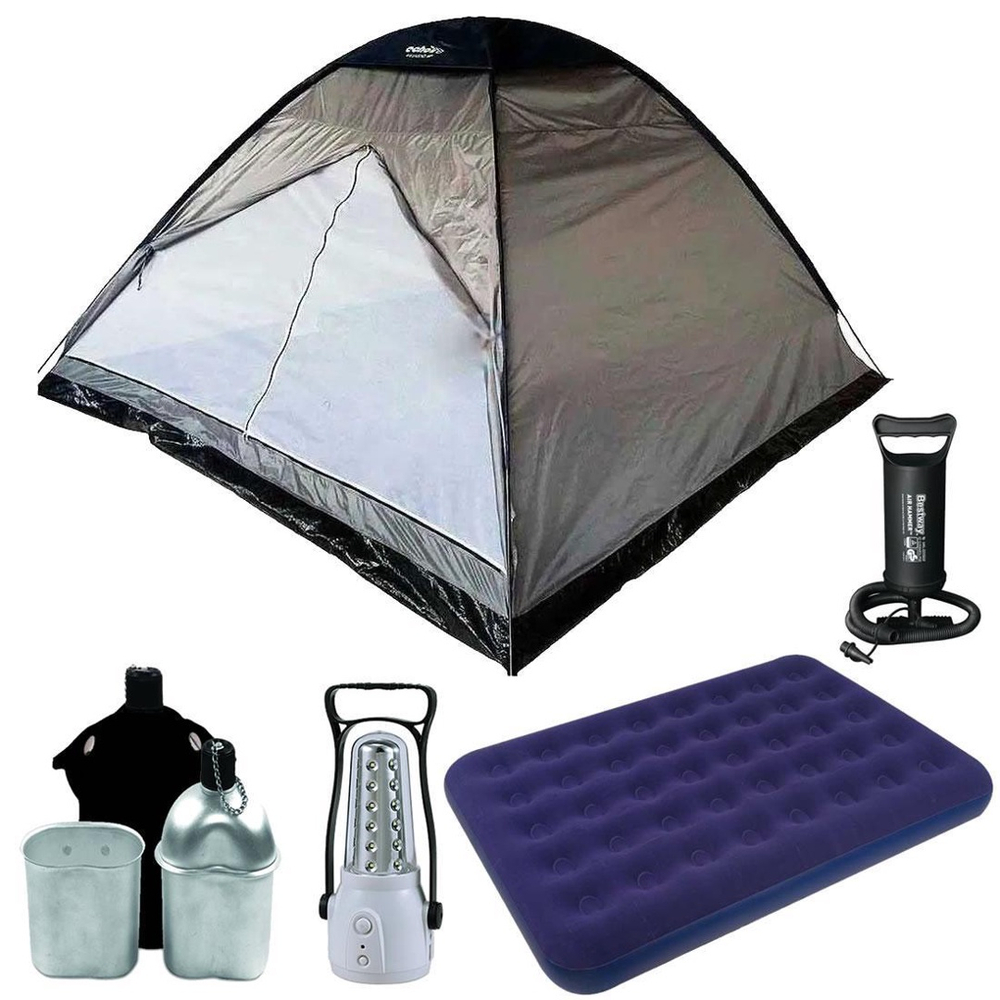 Kit Camping Barraca Weekend Pessoas Iglu Echolife No Shoptime