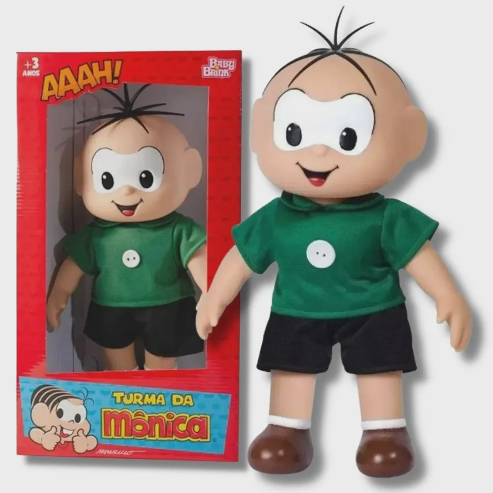 Boneco Cebolinha Clássico 40 cm Turma da Mônica Baby Brink Submarino