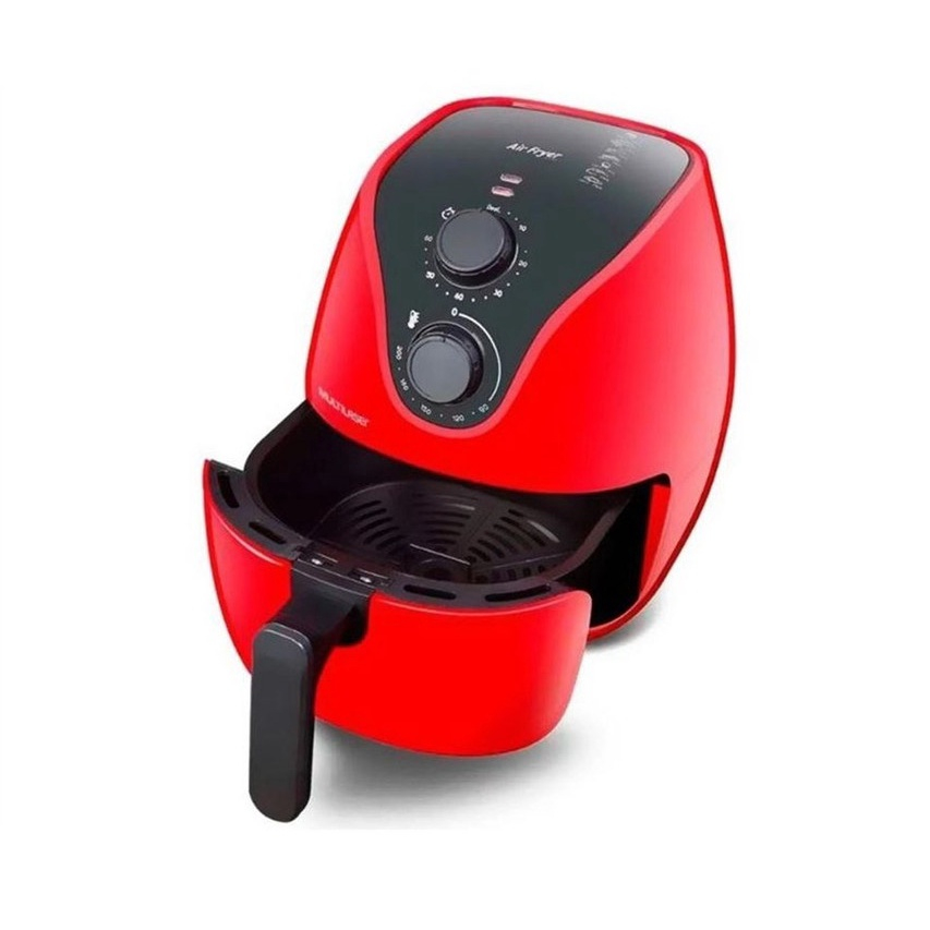 Fritadeira El Trica Air Fryer L Vermelha Multilaser Ce Ce