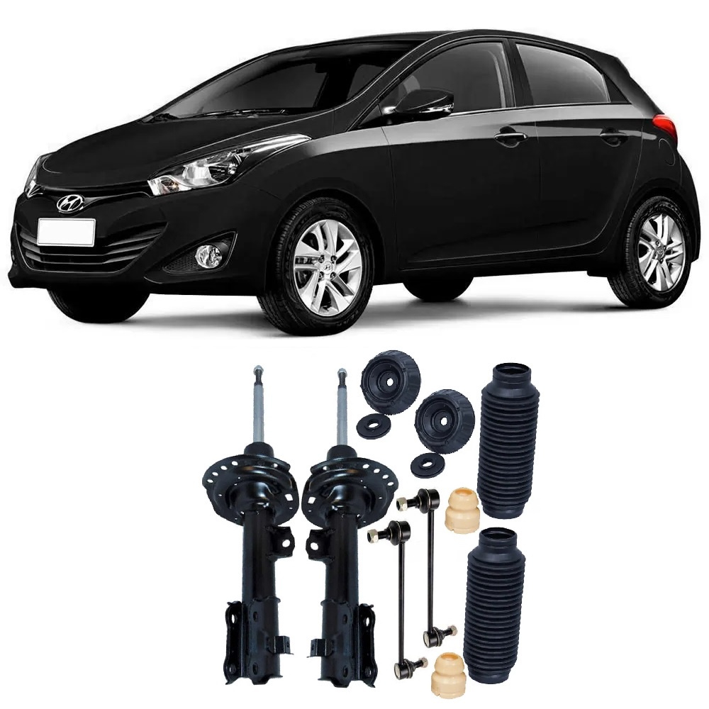 Amortecedor Kit Batente Bieleta Hyundai Hb20 Dianteiro 2012 Até