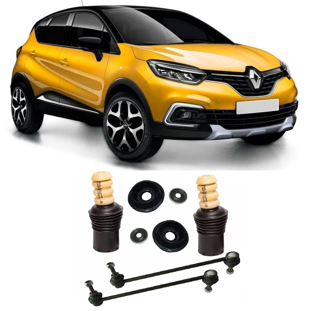 Kit Batente Bieleta Renault Captur Dianteira 2018 Até 2020 O Par