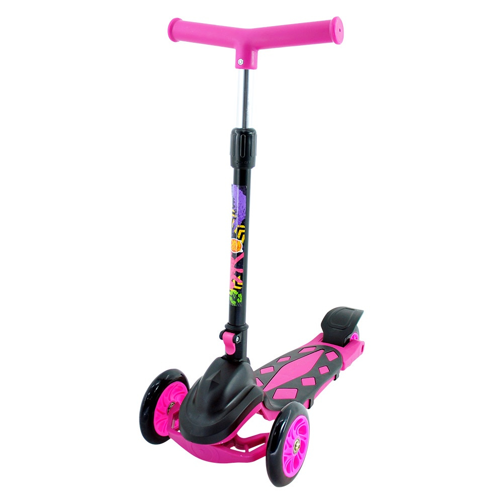 Brinquedo Infantil Patinete Menina Rodas Radical Rosa Pink No Shoptime