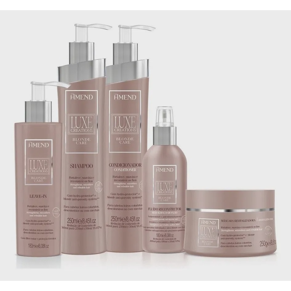 Kit Amend Luxe Creations Blonde Care Completo Em Promo O Ofertas Na