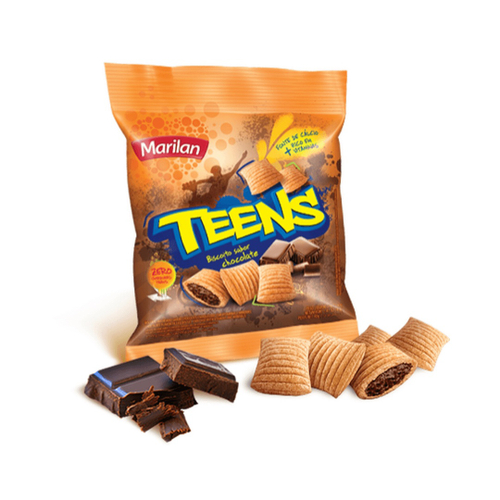 Biscoito Teens Chocolate Marilan Sach G Pacote Unidades Em