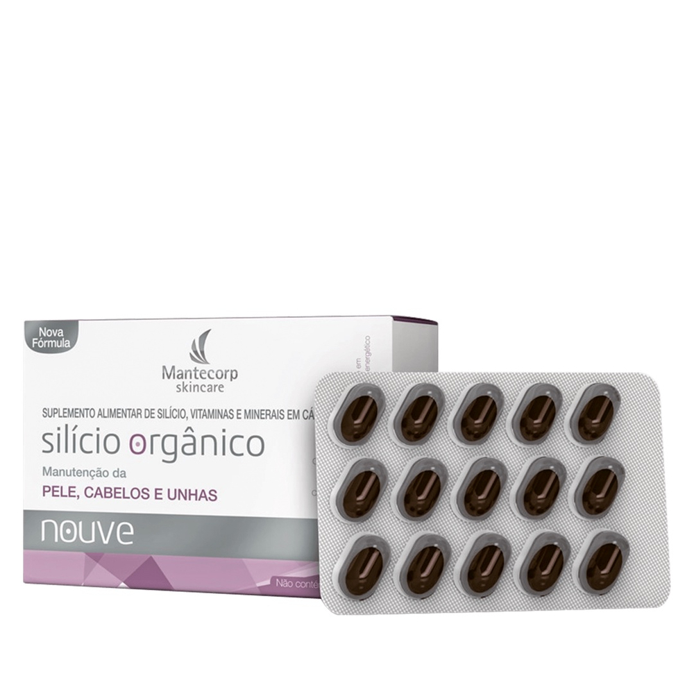 Mantecorp Nouve Silício Suplemento Vitamínico 60 Caps Submarino