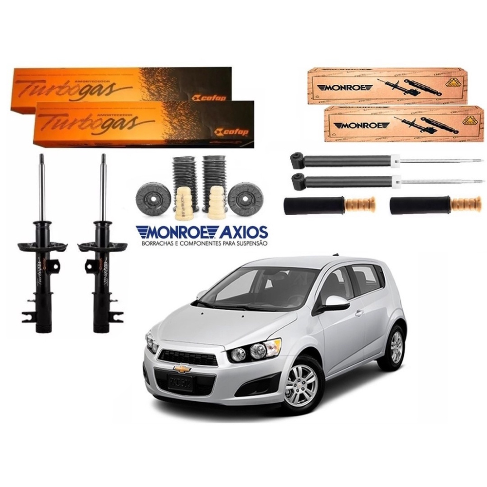 Kit Amortecedor Dianteiro Traseiro Cofap Chevrolet Sonic 1 6 2012 A