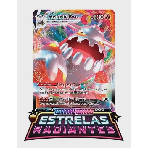 Carta Pokémon Ultra Rara c Muita Vida Hp Alto Vmax Brinde em