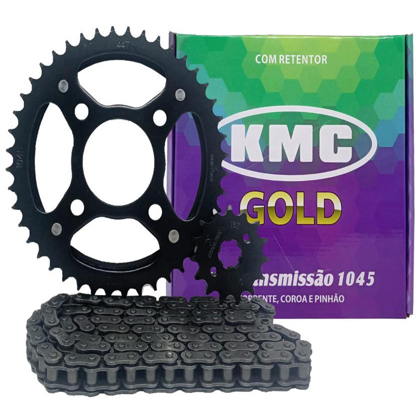 Kit Transmiss O Rela O Kmc Gold Moto Cg Titan C Retentor No Shoptime