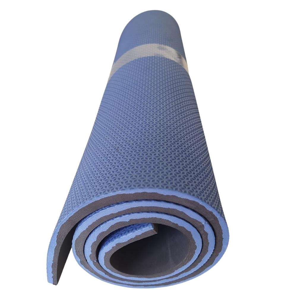 Colchonete Yoga Pilates Fitness Ginastica 1m X 50cm X 10mm Azul Marinho