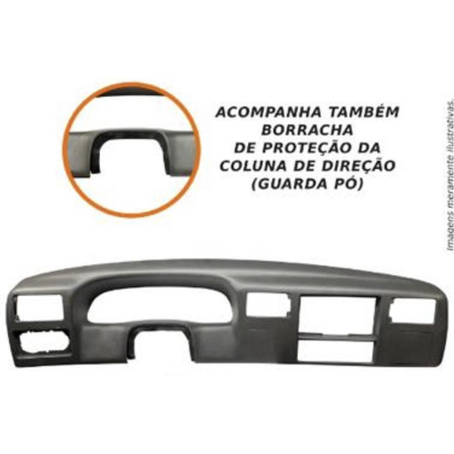 Moldura Painel Instrumentos F250 F350 F4000 Cinza em Promoção na Americanas