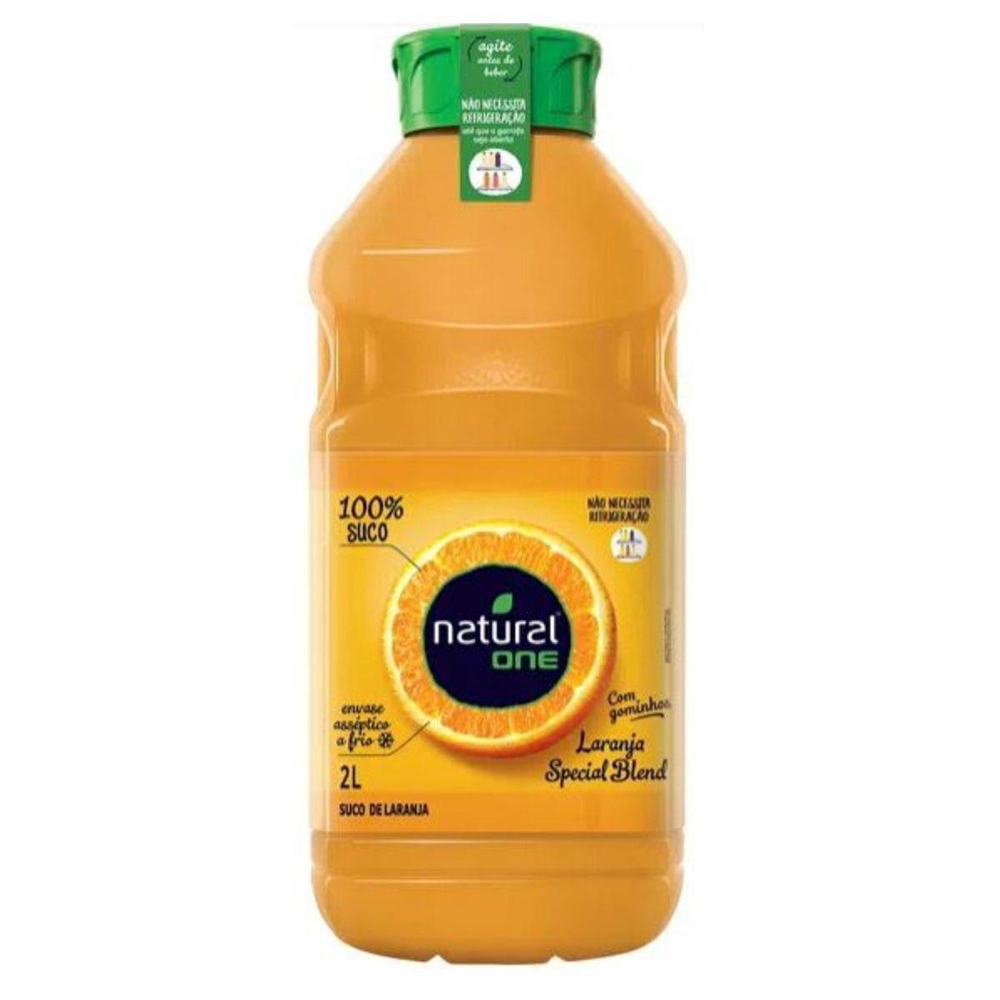 Suco De Laranja Integral Natural One 100 Suco 2 Litros No Shoptime