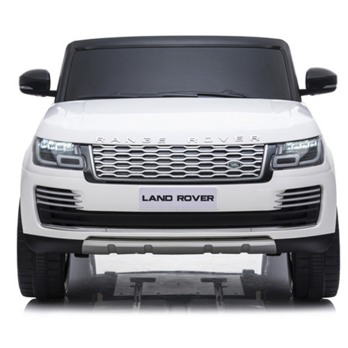 Carrinho El Trico Infantil Land Rover V Controle Usb Som Branco Em