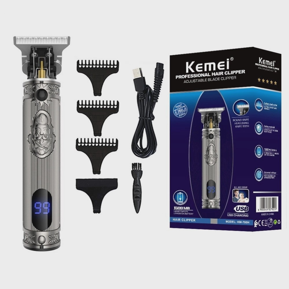 Kemei Km 700h Maquina Profissional Cortar Barba Cabelo em Promoção