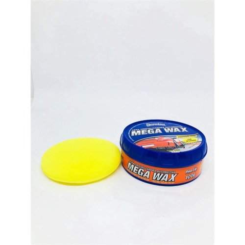 Cera Cristalizadora Automotiva Mega Wax 100G Pérola em Promoção na