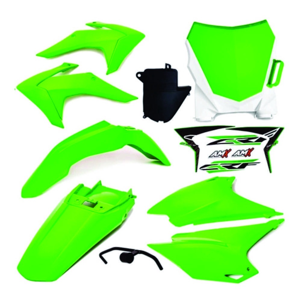 Kit Pl Stico Crf Verde Plate Amx Submarino