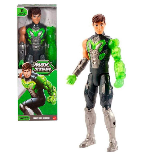 Boneco Max Steel Super Soco Mattel Fmc No Shoptime