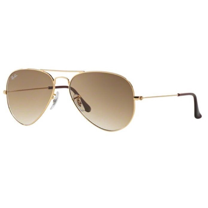 Culos Solar Ray Ban Aviador Rb Dourado Lente Marrom