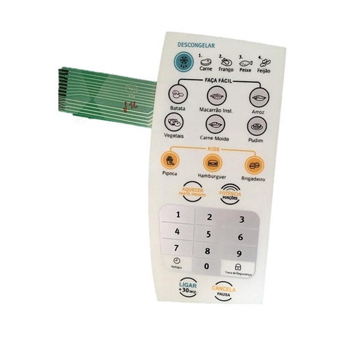 Membrana Teclado Microondas Electrolux Mef Mef Em Promo O Na