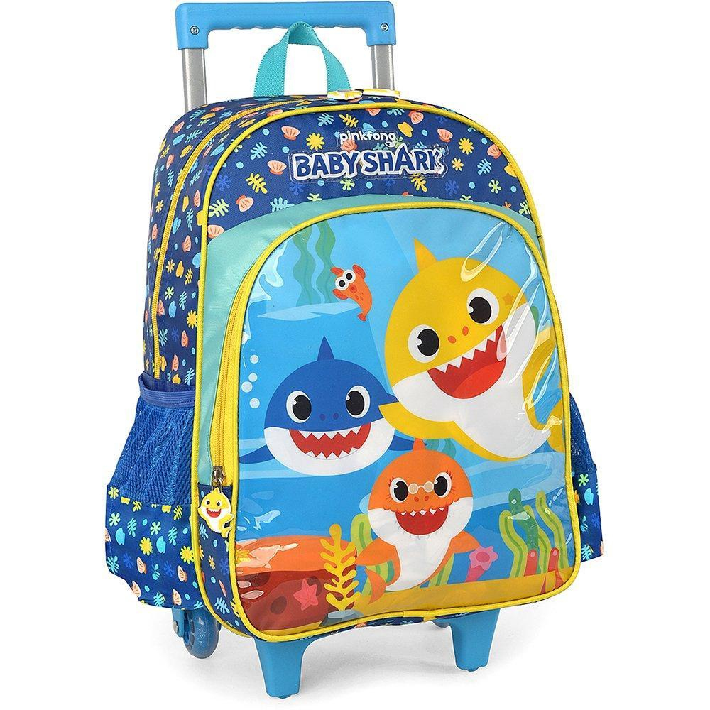 Mochila De Rodinha Baby Shark Azul Submarino