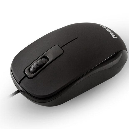 Mouse Usb Optico Rubber Maxprint Fio Preto 1000 Dpi No Shoptime