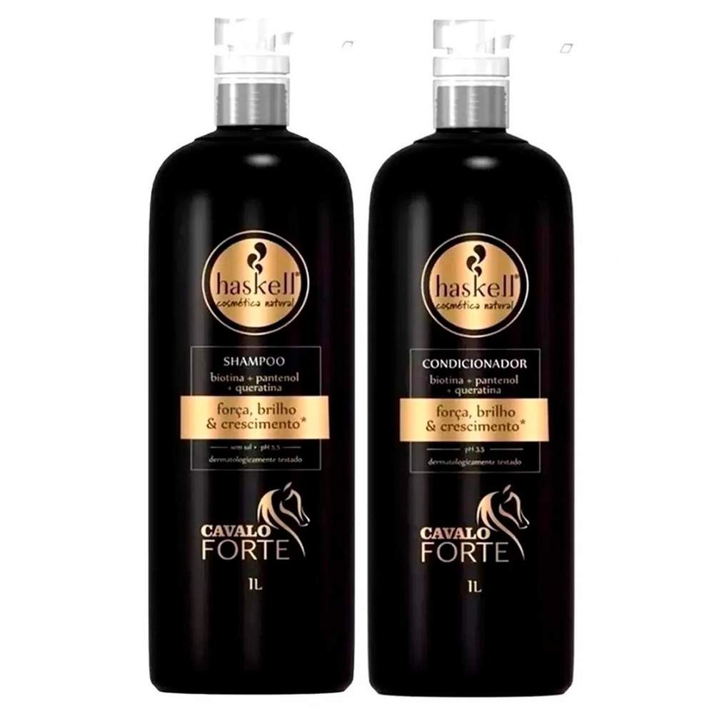 Kit Haskell Cavalo Forte Shampoo Condicionador L No Shoptime