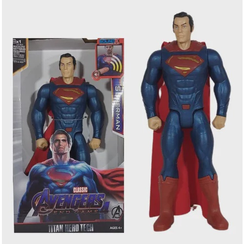 Boneco Super Homem Liga da Justiça Articulado 30 Cm Resistente