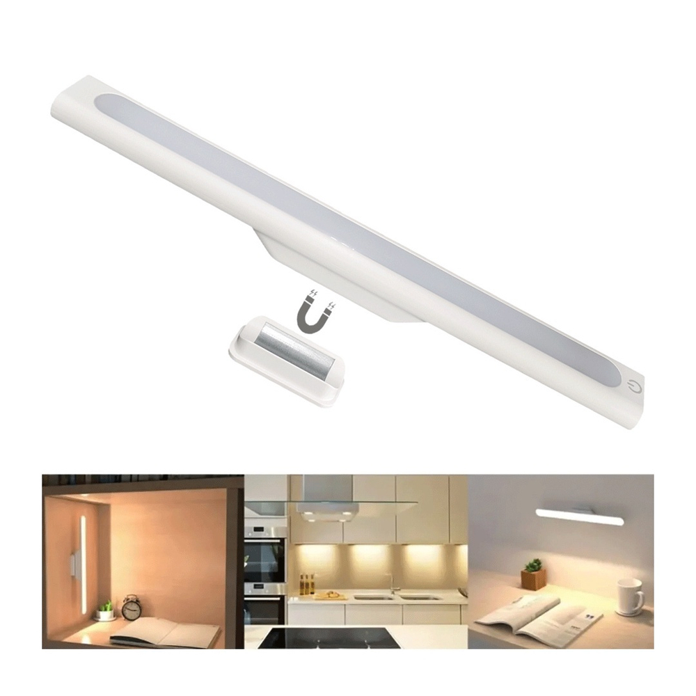 Lumin Ria Led Teto Led Port Til Base Magn Tica Recarreg Vel Usb Branco