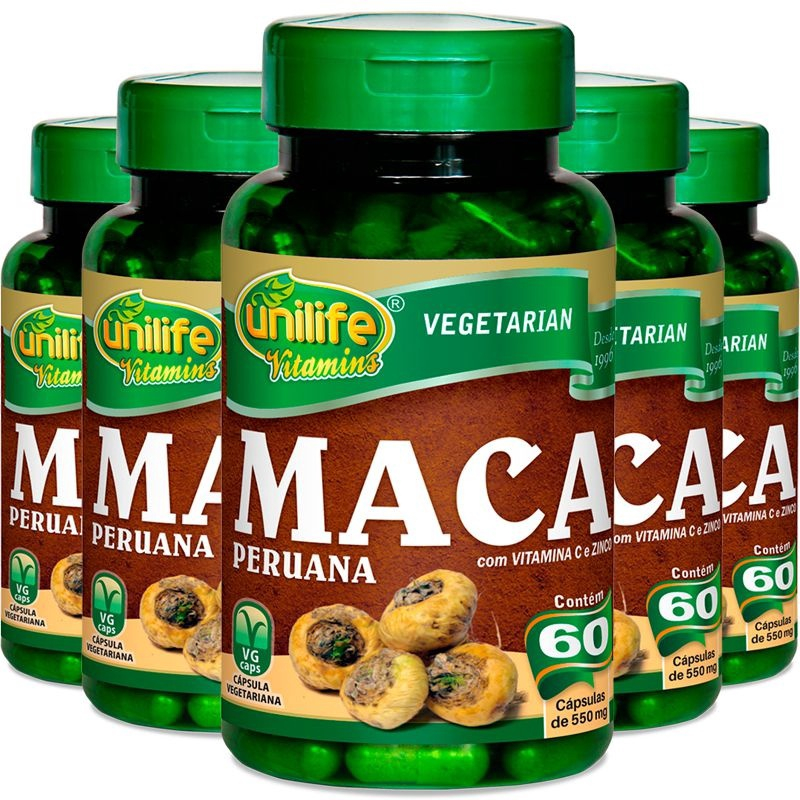 Kit Maca Peruana Unilife Mg C Psulas Submarino