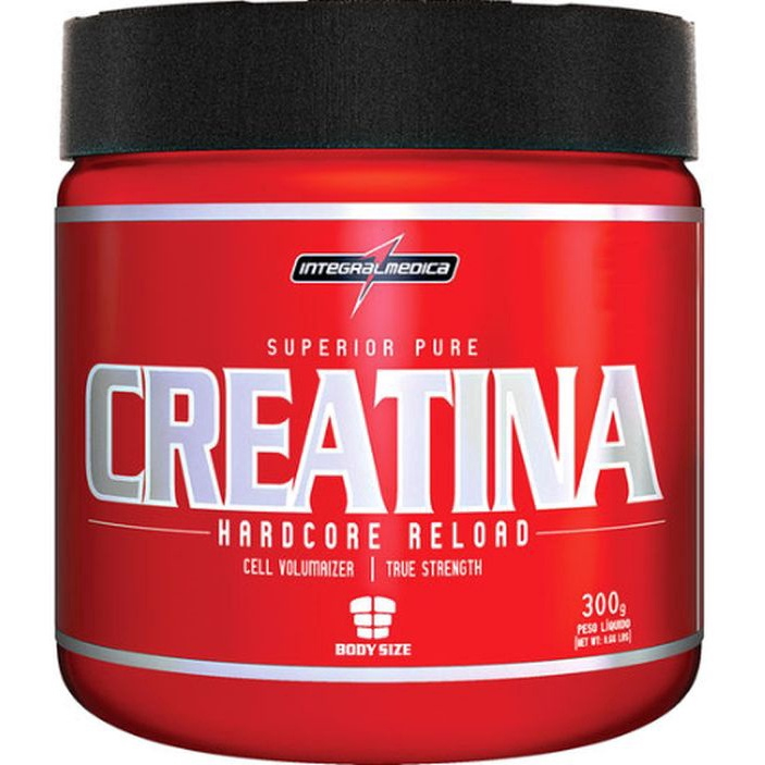 Creatina Hardcore Reload Integralmédica 300g no Shoptime