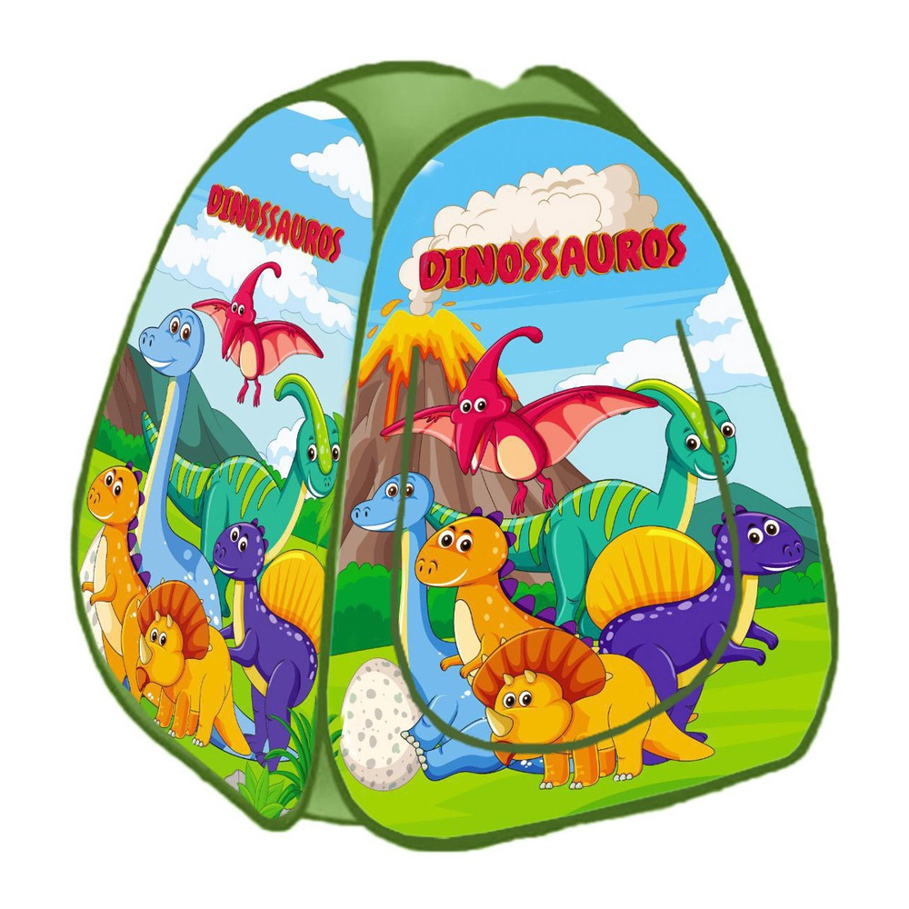 Toca Barraca Infantil Dobravel Pop Up Dinossauro No Shoptime