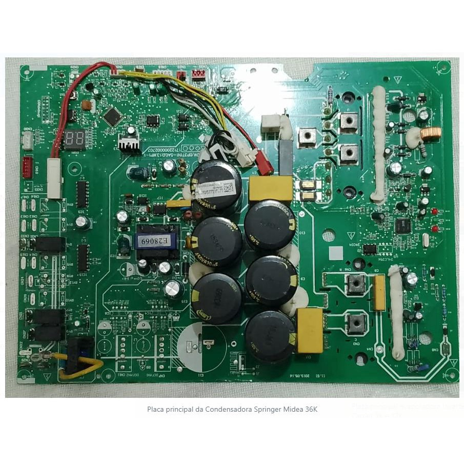 Placa Principal Da Condensadora Inverter Piso Teto Springer Midea