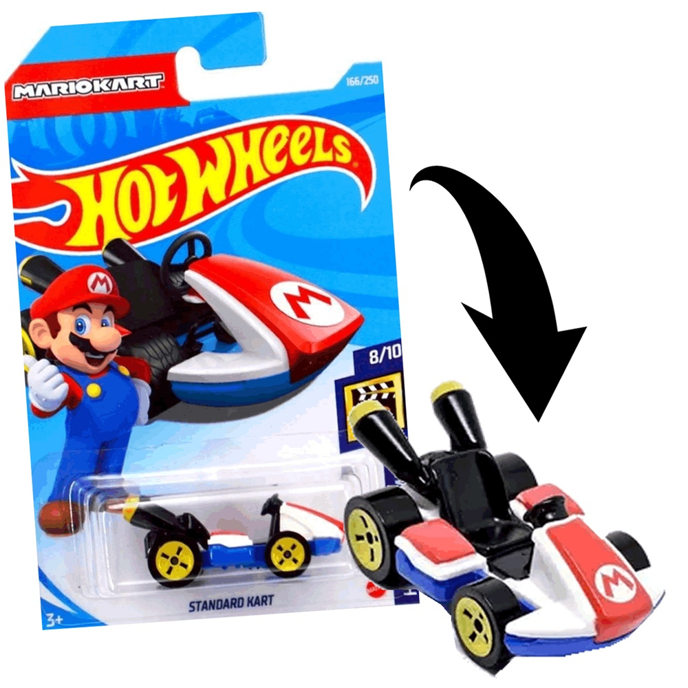 Hot Wheels Mario Kart Standard Kart Super Mario Mattel Grx Submarino