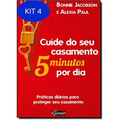 Kit 4 Livro Cuide Do Seu Casamento 5 Minutos Por Dia Submarino