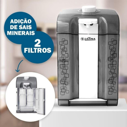 Purificador De Gua Natural Latina Pn Filtro Mineralizador Em