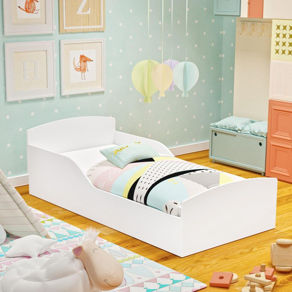 Cama Infantil Montessoriana Sonho Colch O D Branca Rpm M Veis