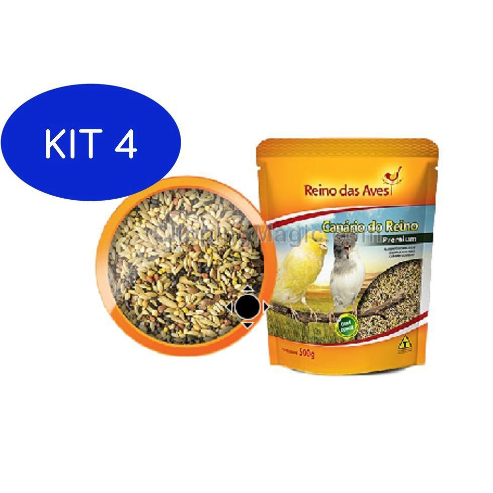 Kit Ra O Can Rio Do Reino Gold Mix G Reino Das Aves No Shoptime