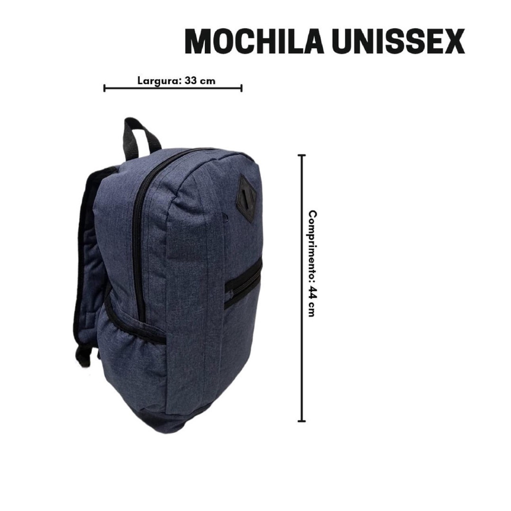 Mochila Grande Unissex Escolar Passeio Super Refor Ada Nylon Submarino