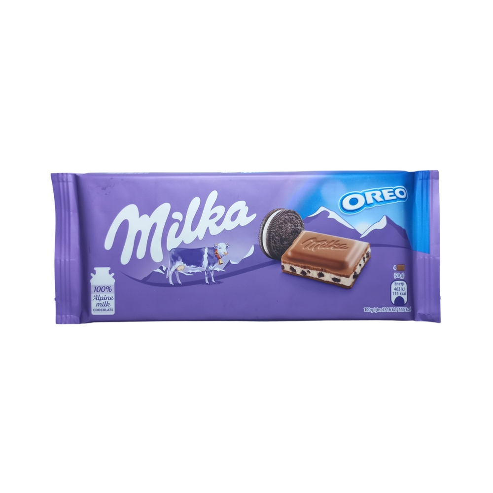 Chocolate Ao Leite Biscoito Milka Oreo G Importado No Shoptime